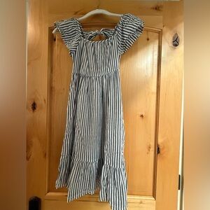 Old Navy Striped Kids Dress - Black and White